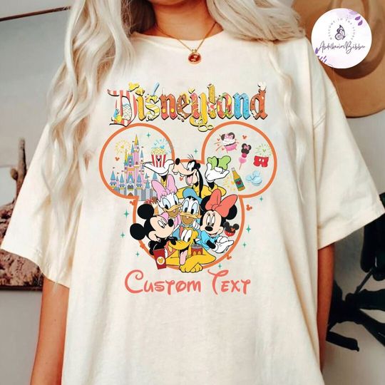 Personalized Mickey and Friends Disneyland Snack Drink Shirt
