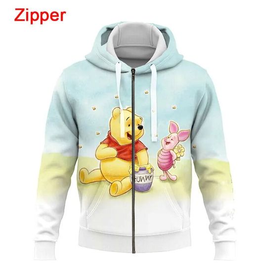 Disney Winnie the Pooh 3D Zip Hoodie