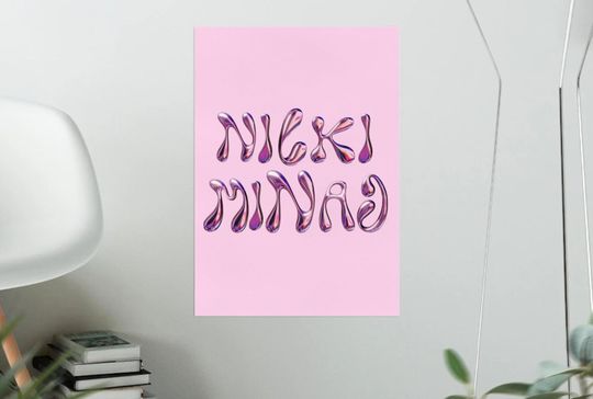 Nicki Minaj poster| ice spice