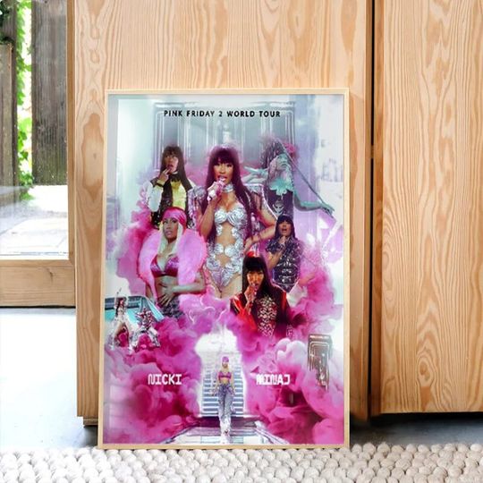 Nicki Minaj Pink Friday 2 World Tour Poster