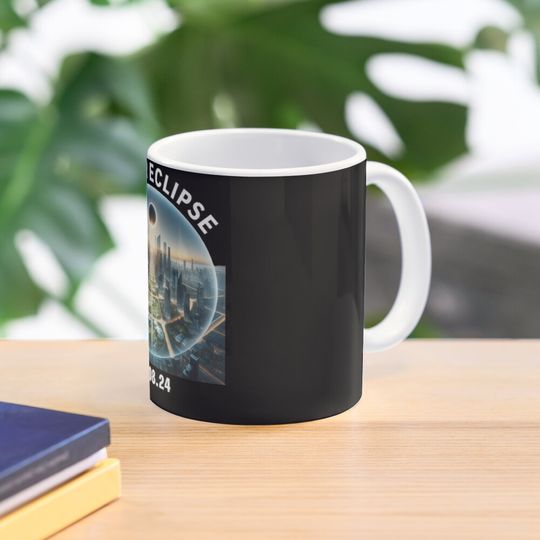 Discover Total Solar Eclipse 2024 Usa Coffee Mug