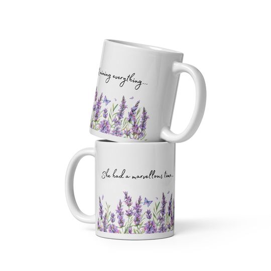Discover Taylor Folklore Lyric Flower White Ceramic Mug, Gift, Coffee Tea, Homeware, Living, Gift For, Gift For Girlfriend, Coffee Mug Cup
