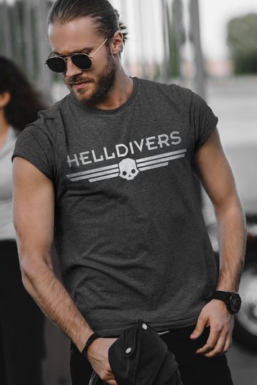 Discover HellDivers 2 T-Shirt Liber-Tea Democracy Super Citizen Super Earth