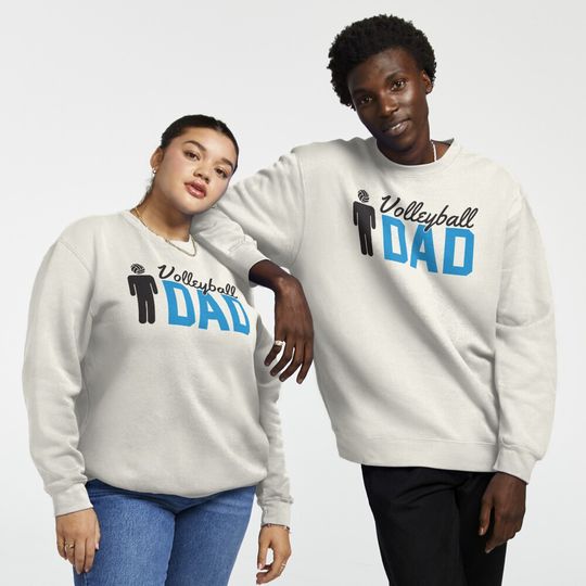 Discover Volleyball Dad Pullover Sweatshirt