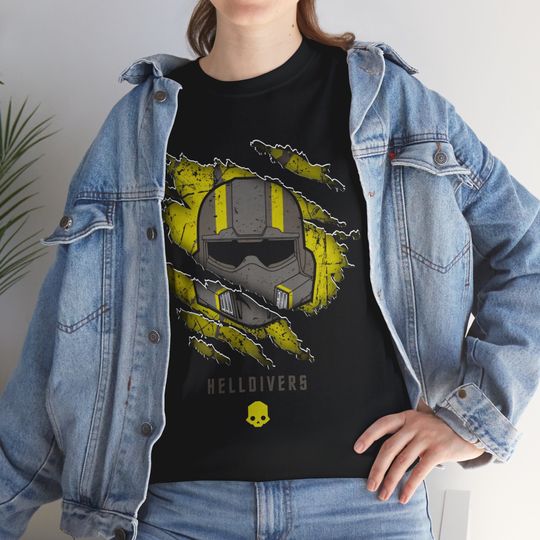 Discover Helldivers 2 Tactical Co-op Shooter Shirt | Sci-Fi Gamer Tee