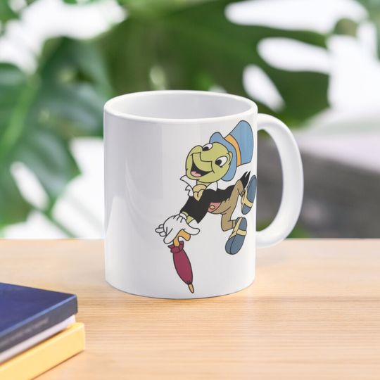 Jiminy Cricket Coffee Mug, Disney Mug