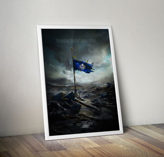 Helldivers 2 Artwork | Helldivers 2 Artwork | Helldivers 2 | Gaming Poster