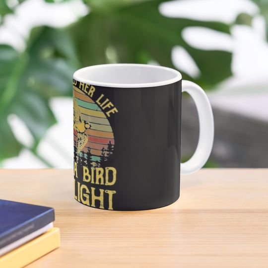 Stevie Nicks Vintage Rock Band Stevie-Nicks She Rules Her Life Like A Bird In Flight Coffee Mug