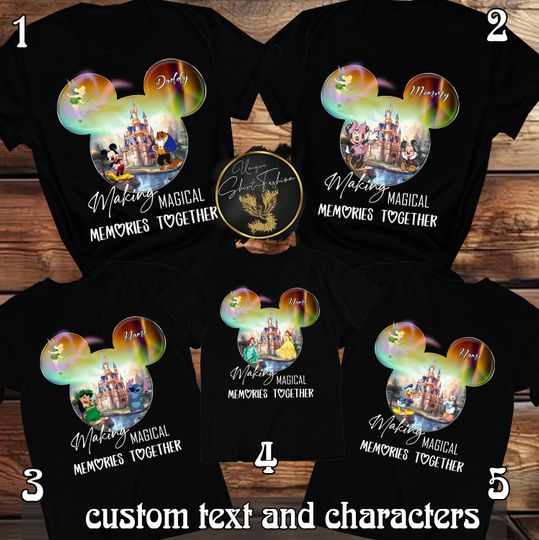 Personalized Disney Group Shirt, Disneyworld Family Shirts, Magic Family trip