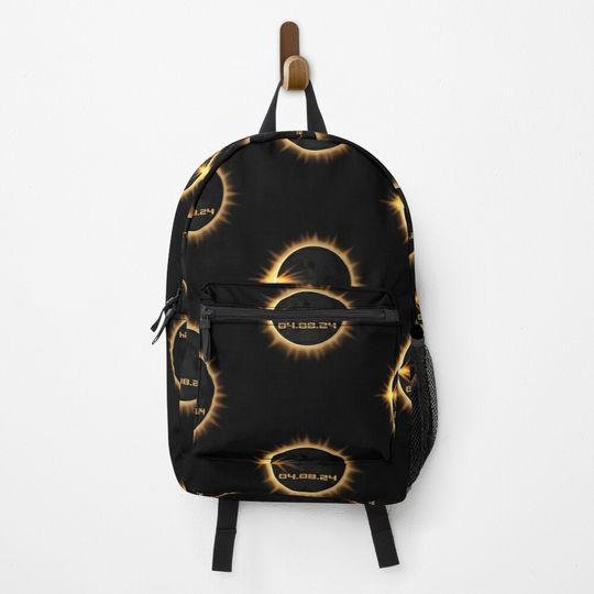 Total Solar Eclipse Spring April 8Th 2024 Backpack