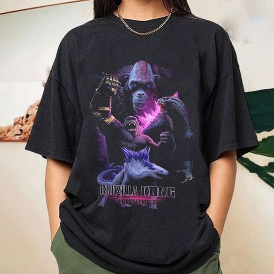 Discover god zilla X Kong The New Empire 2024 Shirt, god zilla X Kong Shirt, god zilla Movie Shirt