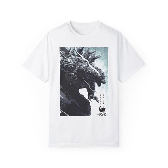 Discover god zilla minus zero minus color movie Unisex Garment-Dyed T-shirt