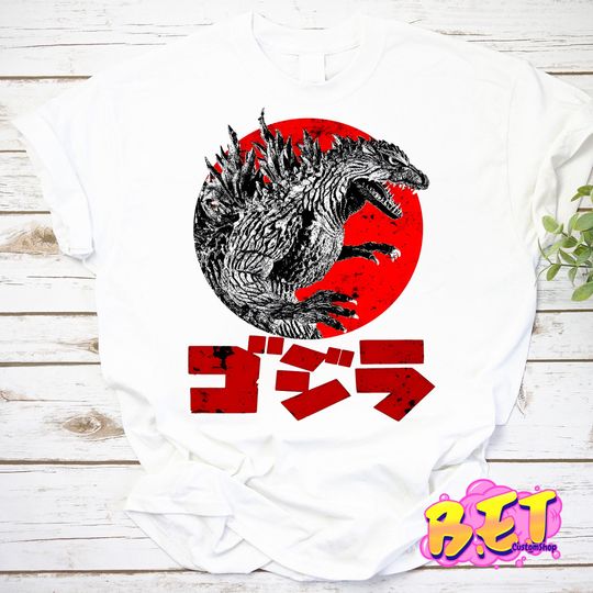 Discover Vintage god zilla T-Shirt, god zilla Shirt, Monster Shirt
