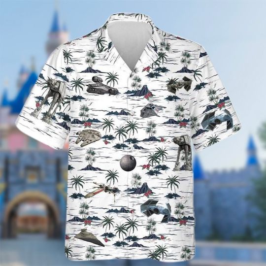 Discover Space Movie Characters Hawaii Shirt, Fictional Movie Button Up Shirt