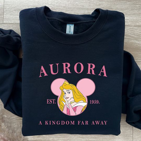Est. 1959 Princess Aurora Sweatshirt, Aurora Disney Princess Sweatshirt