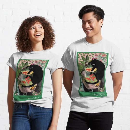 Discover Matisseand Goldfish and a Cat Classic T-Shirt