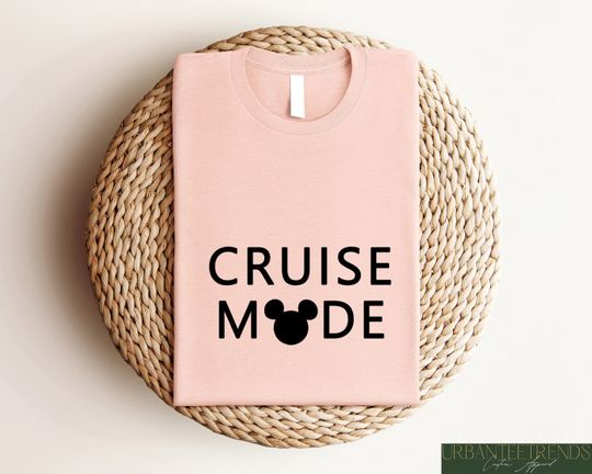 Disney Cruise Mode Shirt, Mickey Ears Tee, Family Cruise Vacation Shirt, Cruise Ship Gift, Disney Family Trip Outfit, Cruise Crew Shirt