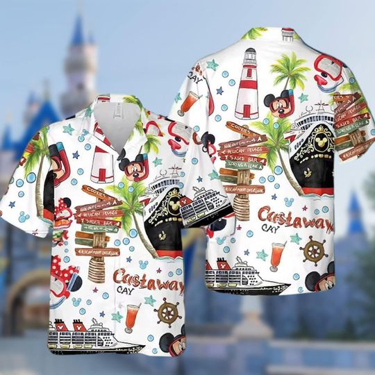 Discover Cute Mouse Diving 3D All Over Printed Hawaiian Shirt