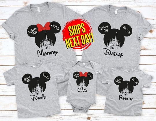 Discover Disney Family Shirts, Disney Trip Shirts, Custom Family Disney Shirt