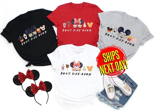 Best Day Ever Shirt, Minnie Disney Shirt, Mickey Disney Shirt, Disney Snack Shirt