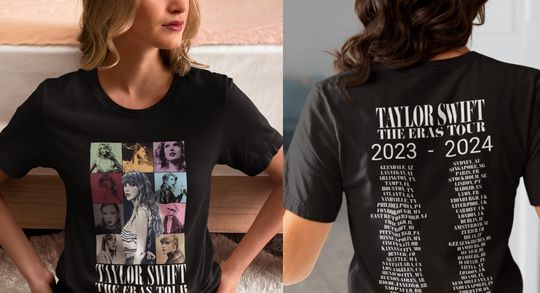 New Taylor Eras Tour T-shirt Double-sided, Tee Unisex, Eras Tour Tee, Gifts for Her, Concert merch, taylor version Merch, Eras Tour Merch