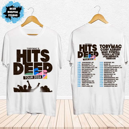 Discover TobyMac Hits Deep Tour 2024 Shirt, TobyMac Fan Shirt