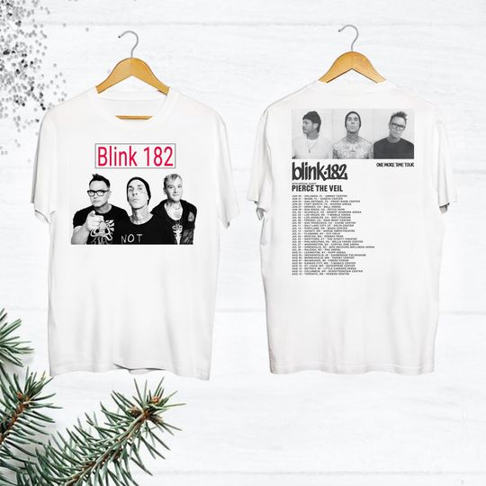 One More Time 2024 Tour B182 Band Shirt, B182 Fan Gift Shirt