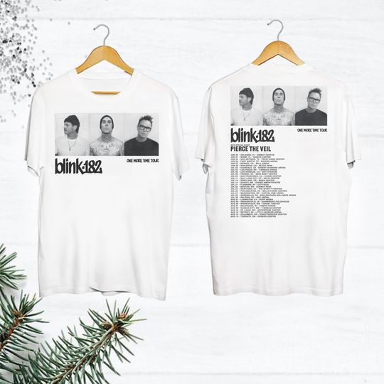 Discover B182 One More Time 2024 Tour Shirt, B182 Band Fan Gift Shirt