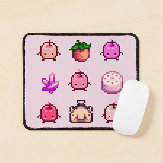 Stardew Valley Pink Junimo Mouse Pad