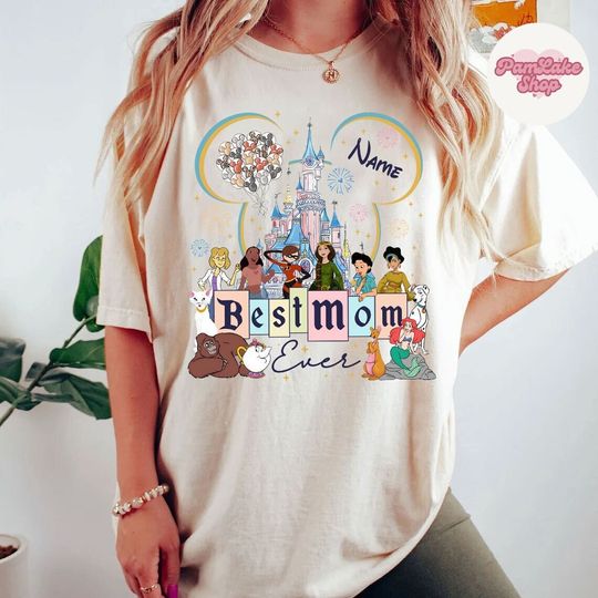 Personalized Disney Best Mom Ever shirt, Mom Squad Shirt, Disney Mama shirt, Disney Trip Mom Shirt, Disney Mom Vacation, Mothers Day Gifts