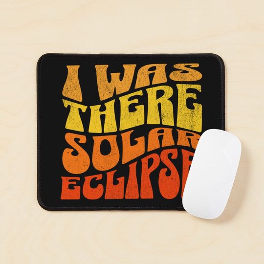 Solar Eclipse 2024 Mouse Pad