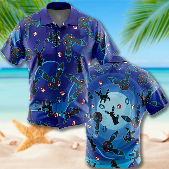 Blue Monster 3D All Over Printed Hawaiian Shirt