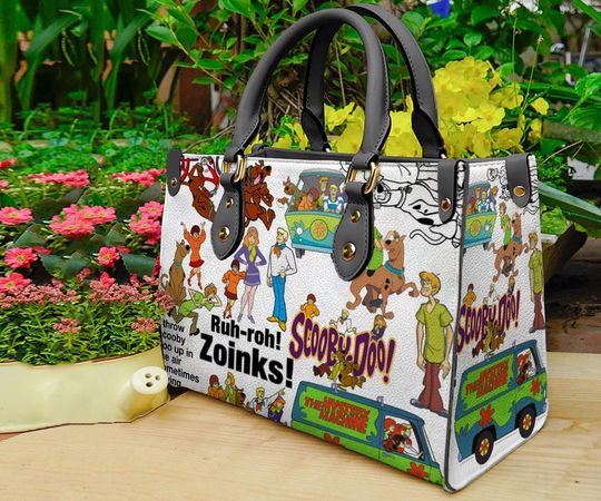 Scooby Doo Leather HandBag,Women Scooby Doo Handbag, Scooby Doo Bags