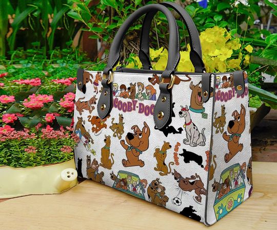 Scooby Doo Leather HandBag,Women Scooby Doo Handbag, Scooby Doo Bags