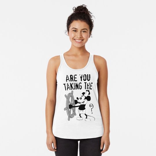 Discover Are you taking the Mickey? Racerback Tank Top