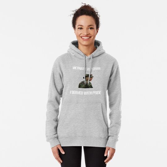 Woman Vietnam Veteran I Served With Pride. Pullover Hoodie