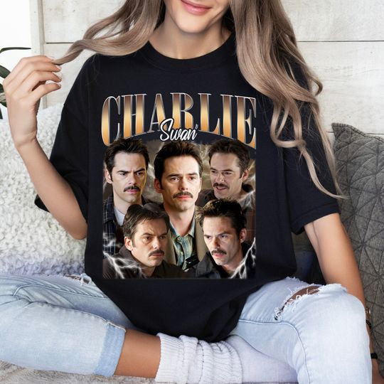 Vintage Charlie Swan 90s Bootleg T-Shirt, Billy Burke Fan Shirt Unisex, Movie Fan Shirt