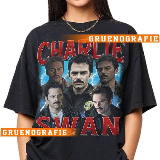 Limited Charlie Swan Vintage T-Shirt, Gift For Women and Man Unisex T-Shirt