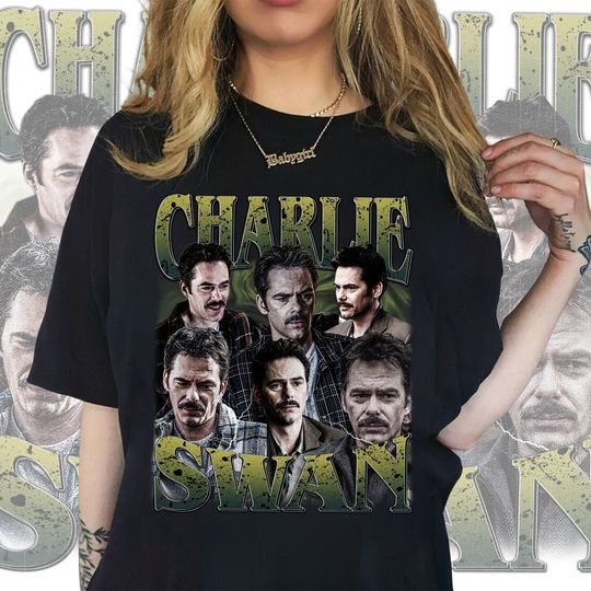 Charlie Swan Vintage 90s Graphic T-Shirt, Charlie Swan Shirt, Charlie Swan Graphic Tee