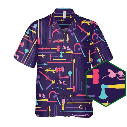 Discover DnD Shirt, Dice Hawaiian Shirt, Dungeons and dragons