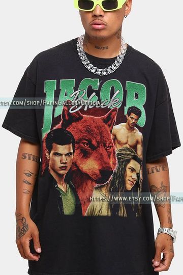 JACOB BLACK Shirt, Edward Cullen shirt,Robert Pattinson Shirt