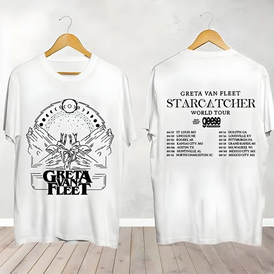 Discover Greta Van Fleet Starcatcher World Tour 2024 Shirt