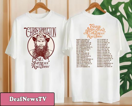 Chris Stapleton Country Music Shirt, All American Road Show 2024 Tour Shirt