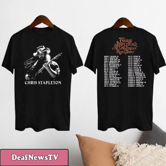 Chris Stapleton Tour 2024 Shirt, Chris Stapleton All American Road Show Shirt