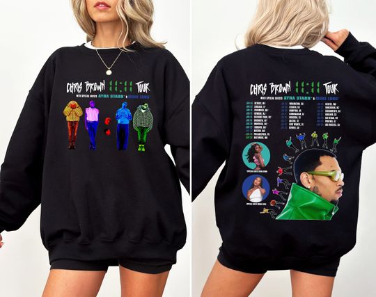 Chris Brown 11:11 Tour 2024 Shirt, Chris Brown Fan Sweatshirt