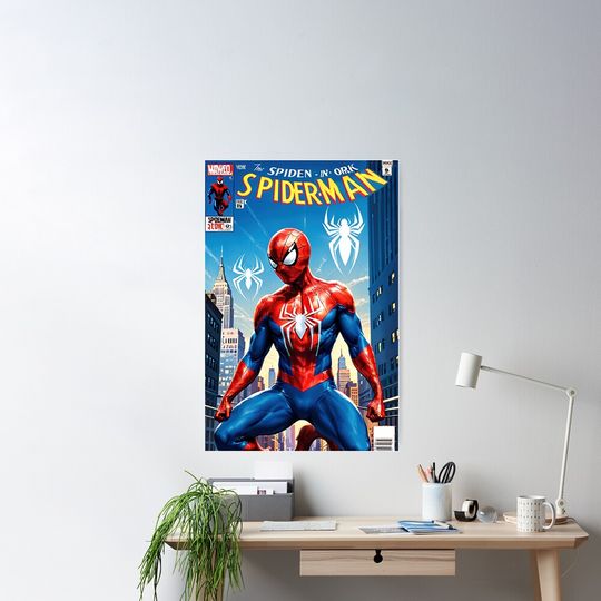 Spiderman Poster, Superhero Poster