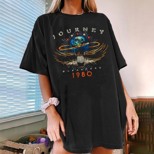 Discover Journey Departures Album Tour 1980 Shirt, Journey Band Shirt