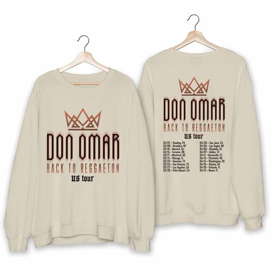 Don Omar 2024 Tour Shirt, Don Omar Band Fan Sweatshirt