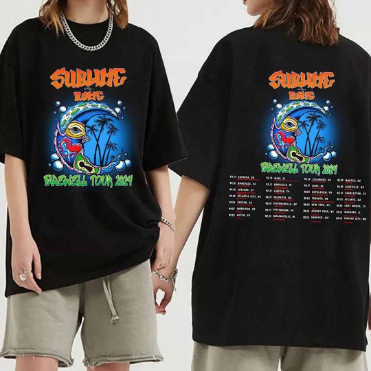 Sublime with Rome 2024 Farewell Tour Shirt, Sublime with Rome 2024 Tour Shirt