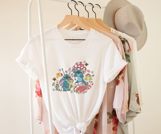 Discover Cottagecore Stitch Disney Shirt